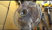 Sanyo EF-12SP 12" Electric Fan | Clean and Service