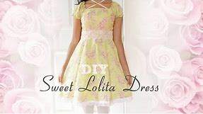 DIY: How to sew a Sweet Lolita Dress ❤️ (without a pattern)