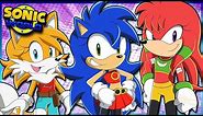 Team Sonica Play Sonic World (Female Sonic Tails & Knuckles)