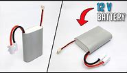 How To Make 12V Rechargeable Battery From PVC Pipe At Home