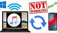 iTunes WiFi Sync not working on Windows: Easy Fix - Digilitica