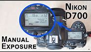 Nikon D700: How to work with manual exposure