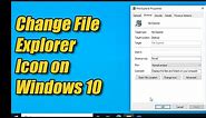 Windows 10: How to Change File Explorer Icon