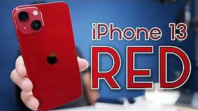Red iPhone 13 Unboxing & First Impressions!