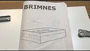 IKEA BRIMMES super king Size Bed Assembly