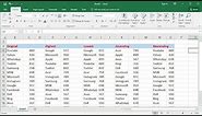 MS Excel: How to Sort Value with Data (Large to Small & Ascending to Descending)