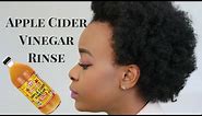 How to Do An Apple Cider Vinegar Rinse on Natural Hair | Laurina Machite