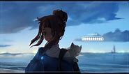 Vtuber loading screen animation in Live2d | anime illustration | lofi EDM
