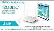 LB-Link BL WR450H 300Mbps Wireless AP Router Setup as Secondary Router | Technical Hakim #LBlink