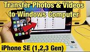 iPhone SE 1/2/3: How to Copy Photos & Video to Windows Computer, PC, Laptop w/ Cable