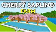 🌸 Easy 1.20 Cherry Sapling Farm - Minecraft Bedrock