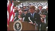 "Why go to the moon?" - John F. Kennedy at Rice University