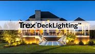How to Install Trex LED Deck Lighting | Trex - YouTube