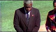 Jackie Robinson Gives Final Speech at 1972 World Series - Hoped to See a Black MLB Manager