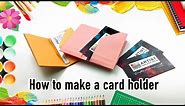 How to make a card holder | Origami Tutorial