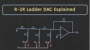 R-2R Ladder DAC Explained (with Solved Example)