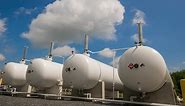 GasTec Bulk Propane Plant Installation - 30,000 Gallon Propane Tanks