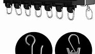 Curtain Track Ceiling Mount Heavy Duty Curtain Tracks Rods System Room Divider Partition Curtain Ceiling Rails Clips Hooks Sliding Shower-Ceiling Track 3ft to 9ft Black.