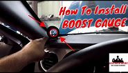 How To Install A Boost Gauge- (PROSPORT Boost Gauge Unboxing And Install)