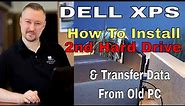 Dell XPS Desktop PC Unboxed, Set-up, How to Install a 2nd Hard Drive, and Data Transfer from old PC