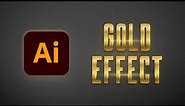 How to Create a Gold Effect in Illustrator