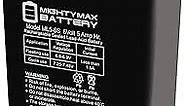 Mighty Max Battery 6V 5Ah Replacement for Rayovac 941, 944