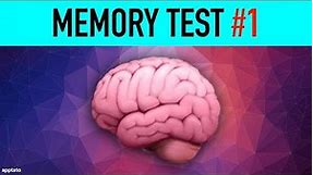 MEMORY TEST GAME #1 - Memorize 3 Pictures & Answer 5 Questions | Brain Training Games