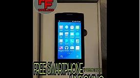 UNBOXING FREE SMARTPHONE WITH FREE MONTHLY PLAN QLink ZTE