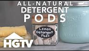 DIY All-Natural Laundry Detergent Pods | HGTV