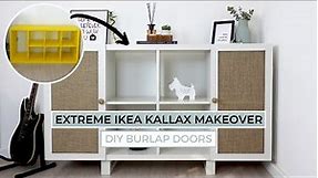 EXTREME IKEA KALLAX MAKEOVER │Hacking the IKEA KALLAX shelving unit one more time!│IKEA KALLAX HACK