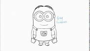How to Draw Dave the Minion From Despicable Me