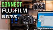 Connect Fujifilm to PC/Mac