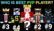 Top 10 best PVP Players in Minecraft in India |