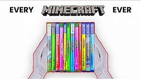 Unboxing Every Minecraft + Gameplay | 2012-2023 Evolution