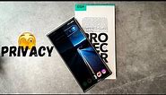 Samsung Galaxy S24 Ultra ESR Privacy Screen Protector Install & Review!