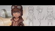 Creating a Stylized Character Turnaround from Concept