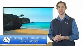 Samsung 48 inch LED 3D Smart HDTV - UN48H6400 Overview