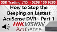 How to Stop Beeping on Hikvision AcuSense DVR Turn Off Audio Audible Beep Warning 2020 2021 Version