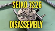 Seiko 7S26 Watch Service. Movement Disassembly Tutorial (SKX)
