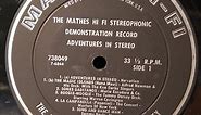Various - The Mathis Hi Fi Stereophonic Demonstration Record - Adventures In Stereo