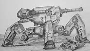 How to Draw Raijin (War Robots)