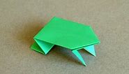 Origami Jumping Frog Instructions: www.Origami-Fun.com