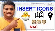 How To Insert Icons In Word - MAC