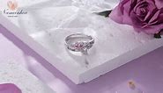 Personalized Promise Rings for Her Mother Rings with 2 Birthstones