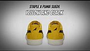 Staple x Puma Suede Yellow and Black