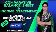 Comparative Balance Sheet and Income Statement | Financial Statement Analysis |Class 12 |BBA | B.Com