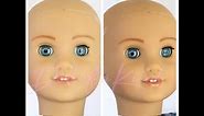 How to Swap American girl doll eyes using Turquoise Doll of a Kind Eyes