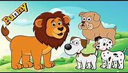 Dogs Cartoons for Children Full Episodes - Funny Animals Cartoons For Children - Cutedog, Lion