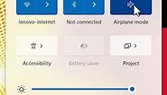 How To Turn Airplane Mode On or Off in Windows 11 | Lenovo Support Quick Tips
