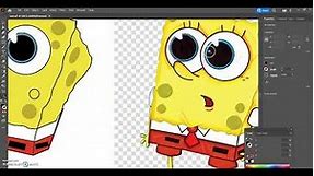 Spongebob Tracing Project Adobe Illustrator